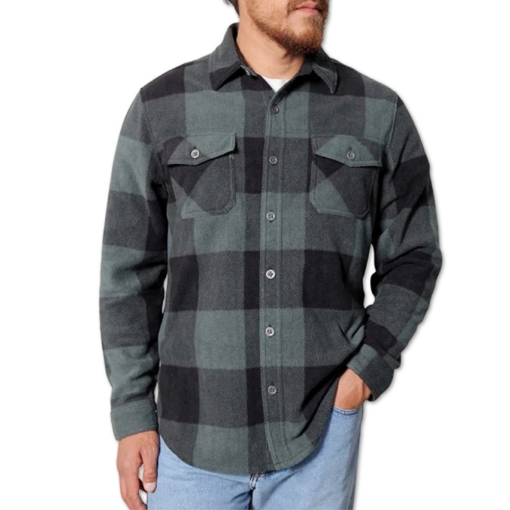 Freedom Foundry Mens Lightweight Plaid Fleece
Shirt size M (mt2)